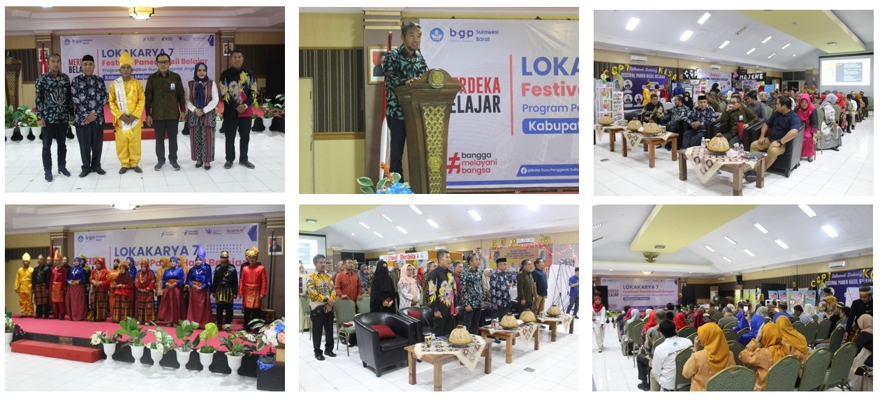 Kepala BPMP Sulbar hadiri kegiatan Lokakarya 7 Festival Panen Hasil Belajar PGP Majene