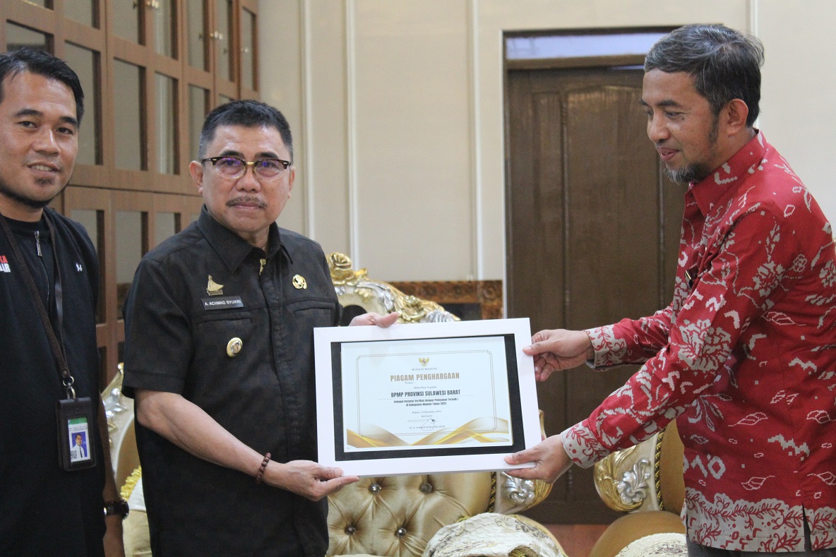 Kepala BPMP Sulawesi Barat Audiensi Ke Bupati Majene terkait Kebijakan Kemendikbudristek