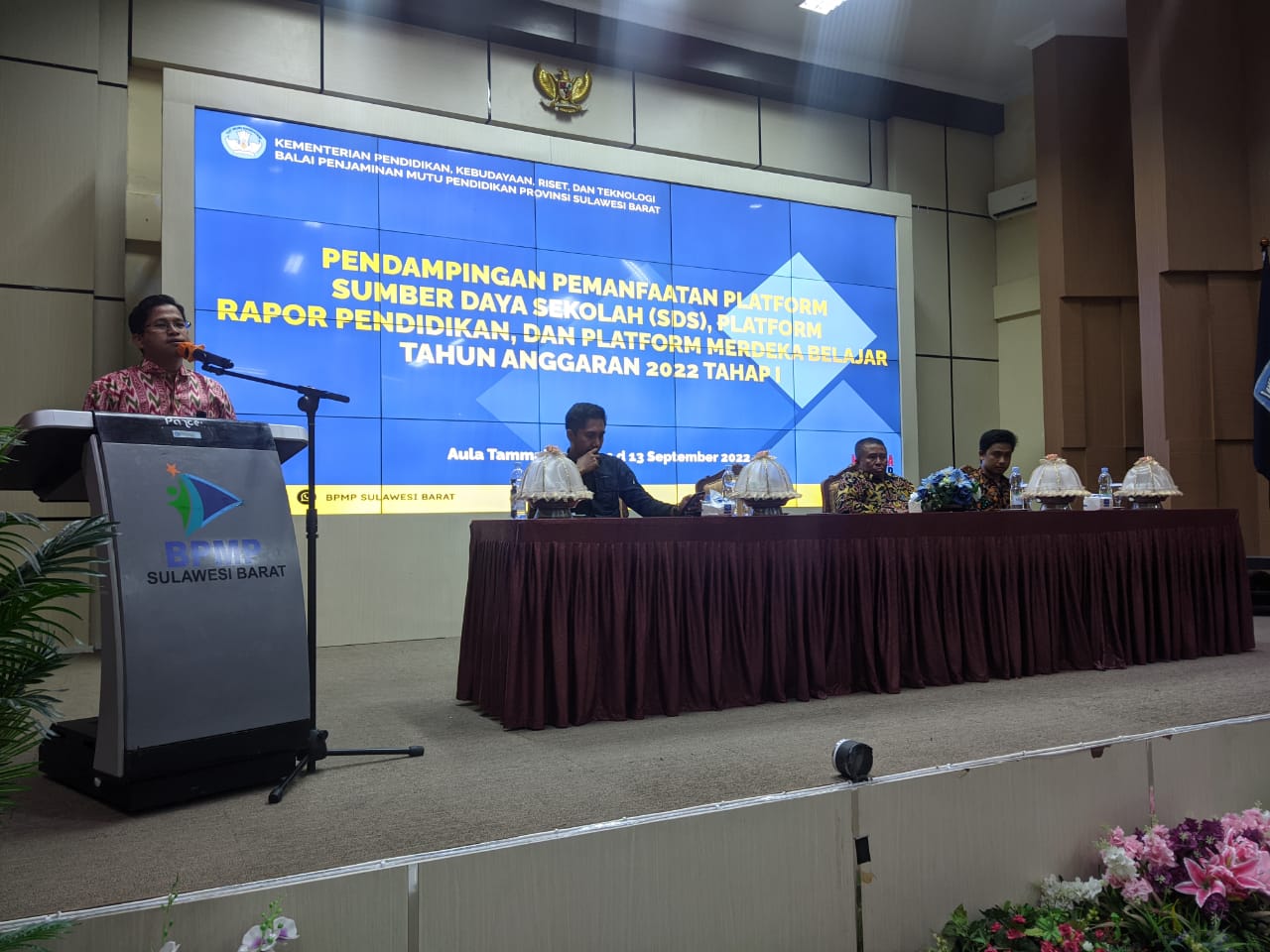BPMP Sulbar Gelar Pendampingan Pemanfaatan Platform Sumber Daya Sekolah (SDS), Platform Rapor Pendidikan, dan Platform Merdeka Belajar Tahun Anggaran 2022 Tahap I Kab. Mamasa dan Kab. Mamuju